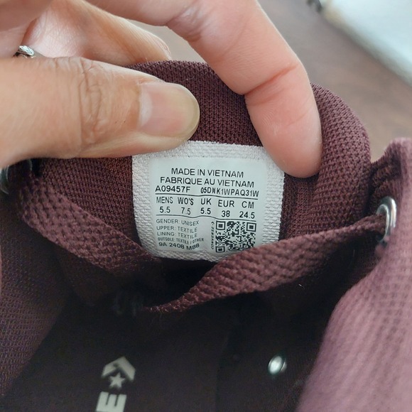 Converse Chuck Taylor All Star Malden Sneaker - Bloodstone Men's 5.5 Women's 7.5 - Picture 7 of 9